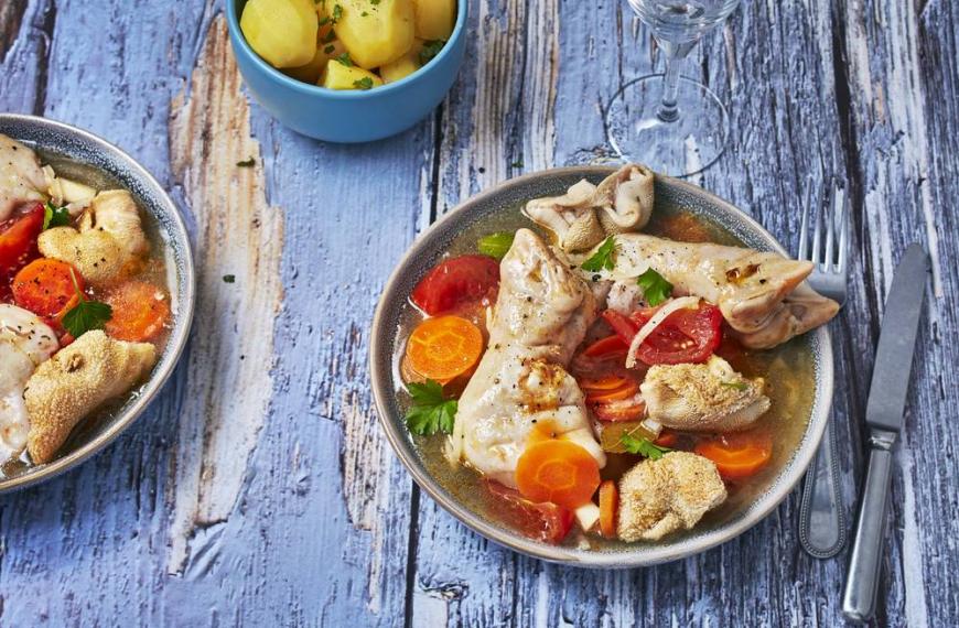 Recette de Pieds et paquets à la provençale